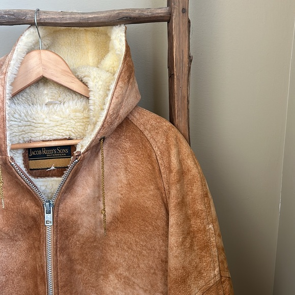 Jacob Reed's And Son Shearling Jacket Size 42 - Picture 3 of 16